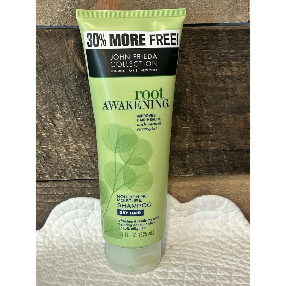 John Frieda Root Awakening Nourishing Moisture Shampoo Dry Hair 11‎ Fl Oz